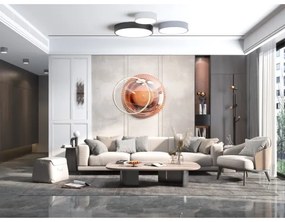 Immax NEO 07200L - LED Dimmelhető lámpa RONDATE LED/18W/230V fekete Tuya + távirányító