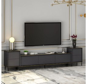 TV asztal/szekrény Mamene 3 (antracit) . 1095704
