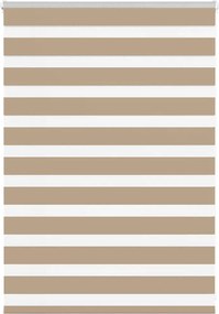 vidaXL zebrafüggönnyel homokbarna szövetszélesség 95,9 cm poliészter