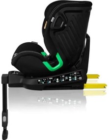 Lionelo HARMONY i-Size 40-150 cm forgatható autósülés alapzattal, fekete