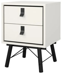 Rain éjjeliszekrény, fehér matt