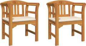 vidaXL Rózsapad Természetes 68,5 x 46 x 82,5 cm Tömör Akácfa