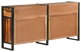 tömör akácfa tálalószekrény mézszínű felülettel 172x35x80 cm