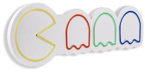 Műanyag LED-es fali dekoráció, Pacman - Multicolor