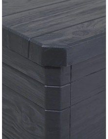 Sötétszürke kerti tárolódoboz Woodys – Toomax