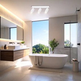 Brilagi - Fürdőszobai spotlámpa SELE 3xGU10/30W/230V IP44 fehér