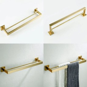 Fürdőszoba fogas GOLD Brush ERLO 02