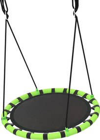 AIYAPLAY Fészek Hinta Ø100 cm Állítható Magasságú Kerti Hinta 150 kg Teherbírással Tartós és Időjárásálló Gyerek Hinta Kerti és Benti Használatra | Ao