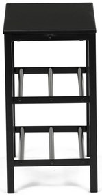 Cipősszekrény 83168-42 BK, fém, fekete