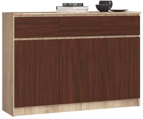 Komód Kuwait 3D 3D (sonoma tölgy + wenge). 1117163