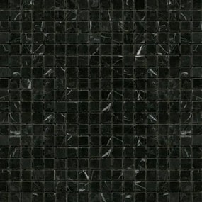 Kőmozaik Premium Mosaic Stone fekete 30x30 cm fényezett STMOS15BKP