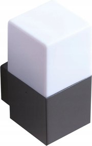 Kültéri kocka fali lámpa Sorano Wall fekete teraszra erkélyre homlokzat