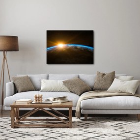 A Föld bolygó képe az űrből (70x50 cm)
