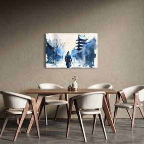 Kép - Szamuráj, akvárium (90x60 cm)