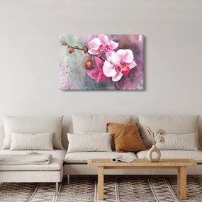 Kép - Orchideák, akvarell (90x60 cm)