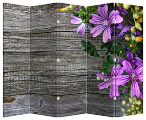 Paraván - réti virágok (210x170 cm)