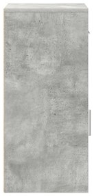 Szürke tárolószekrény Beton szürke Összeszerelt fa, Beton felület