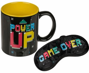 Power Up/Game Over bögre és szemmaszk