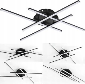 Led mennyezeti lámpa Függőlámpa Kristály Csillár Plafon 4000K fehér semleges modern