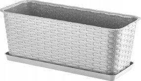 Erkélydoboz 40cm Virágtartó Állvány Erkély Virágágyás