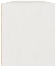 2 darab fehér tömör fenyőfa faliszekrény 60 x 30 x 35 cm
