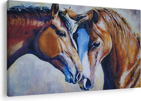 Kép - szerelmes lovak (90x60 cm)