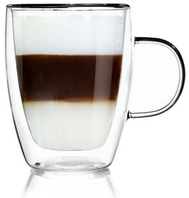 Orion bögre duplafalú üveg, 300 ml , M