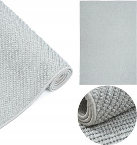 Nappali Szőnyeg Szürke Stílusos Kétszintes 160x230CM Boho Szőtt Hurok