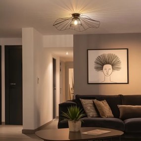 Brilagi - CERIA WIRE LED felületre szerelhető csillár 1xE27/40W/230V Ø 80 cm fekete