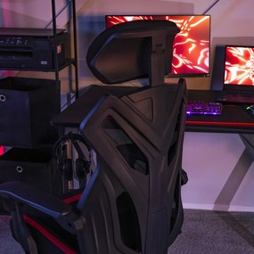 Irodai Forgószék Fekete/Piros Színben. MAXIMO