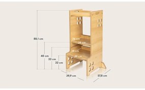 Lionelo - CASS Natural tanulótorony