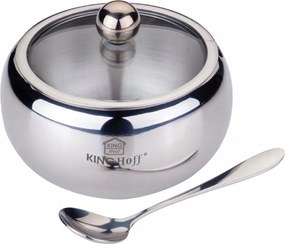 Acél Cukortartó Kanállal Kinghoff KH-3732 Sat