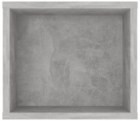 betonszürke szerelt fa függő TV-szekrény 100 x 30 x 26,5 cm