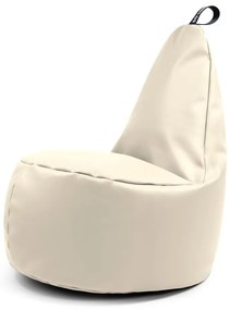 Bézs bőrutánzat babzsákfotel Lull XL – So Soft?