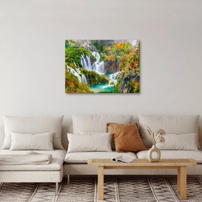 Kép - Plitvicei-tavak Nemzeti Park (70x50 cm)