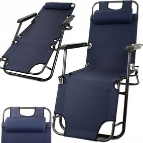 Kerti napozóágy strand összecsukható gravitációs párna megerősített puha