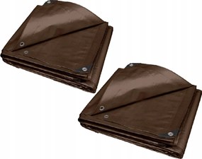 Niteo Vízálló ponyva 2 db 2x3 m Barna