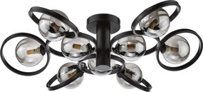 Dar Lighting modern mennyezeti lámpa lynette fekete darlyn4822-01