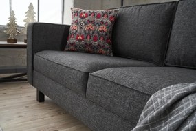 Kétszemélyes kanapé Kale Linen - Antracit