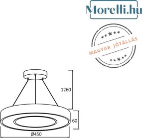 BRAYTRON BH16-06180 BLADE Modern Led Függesztett Lámpa LED IP20