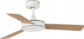 Faro Mini Mallorca S mennyezeti ventilĂĄtor fehĂ©r/juhar, DC motor, tĂĄvirĂĄnyĂtĂł