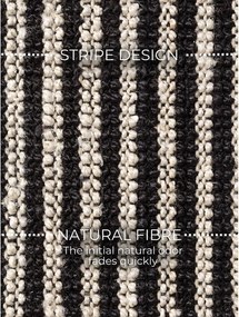 Fekete kézi szövésű juta szőnyeg 160x230 cm Harvest Ebony – Elle Decoration