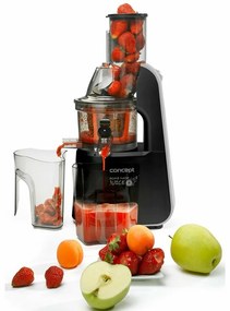 Concept LO7067 gyümölcs, és zöldség szeletelő Home made juice, fekete