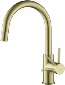 Konyhai Csaptelep Antik Sárgaréz Kihúzható Kifolyócső