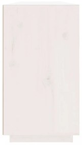 fehér tömör fenyőfa tálalószekrény 100 x 40 x 75 cm