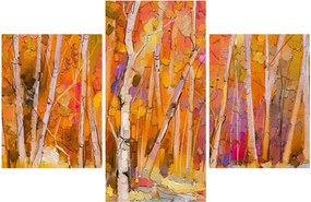 Kép - őszi erdő (90x60 cm)