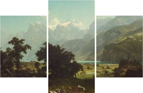 Kép - Albert Bierstadt, Lake Lucerne, reprodukciók (90x60 cm)
