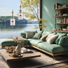 LED Csillár zsinóron ARTE LED/12W/230V átm. 13 cm réz