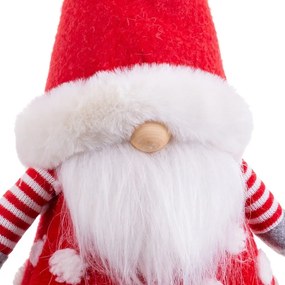 Textil karácsonyi manó (magasság 35 cm) Santa Claus – Casa Selección