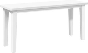vidaXL fehér tömörfa gumiból pad 90 cm